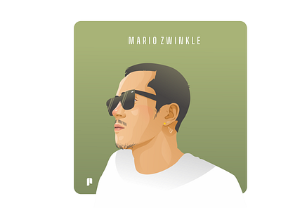 MARIO ZWINKLE | INDONESIAN RAPPER art artwork design flat illustration vector