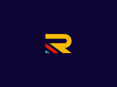 Retro themed: R Logo Design