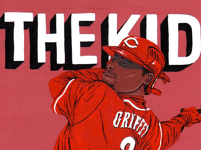 "The Kid" baseball cincinnati hall of fame ken griffey jr. reds the kid
