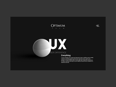 Web Design for Optimum Product Image branding design future product product page technology uiux ux xd