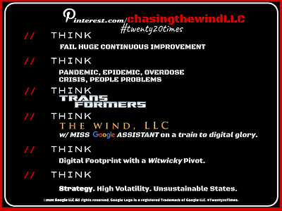 THINK with WIND at pinterest com chasingthewindLLC chasing the wind chasingthewind dark theme design thinking digital transformation epidemic howard hughes materialdesign opioid overdose crisis pandemic pinterest red tesla thinking tinkering transformers