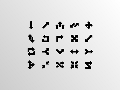 Directional Arrows 02 (Glyph)