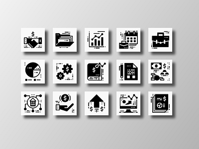 Business Solution (Glyph) app business company creative design doodle economic finance glyph graphic icon icon bundle icon set iconfinder iconography illustration pictogram ui user inteface vector