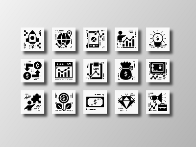 Business Solution vol. 2 (Glyph) app business creative design doodle elements eps finance glyph icon icon bundle icon set iconfinder iconography pictogram stock supplyanddesign svg ui vector