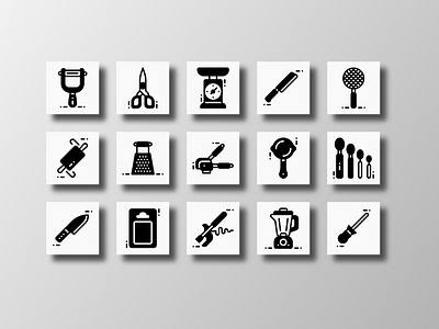 Kitchen Utensil (Glyph) cook cooking cookware creative design doodle element glyph icon icon bundle icon set iconfinder iconography infographic kitchen kitchen utensil kitchenware tools ui vector