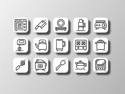 Kitchen Utensil 03 (Outline) cook cooking creative design doodle graphic resources icon icon bundle icon pack icon set iconfinder iconography kitchen kitchen utensil kitchenware outline pictogram tools ui vector