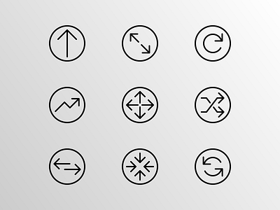 Arrow Badges (Outline) by Suryadi on Dribbble