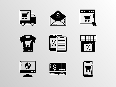 Cyber Monday (Glyph) app creative cyber monday design doodle glyph icon icon bundle icon set iconfinder iconography icons online shop online store pictogram sale ui uiux vector web