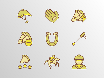 Horse Riding Sport (Filled Outline) animal app creative design doodle equestrian filled outline horse icon icon bundle icon set iconfinder iconography pictogram riding sport ui vector web website