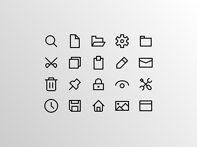 Basic UI - 01 app application creative design designer doodle icon icon bundle icon set iconfinder iconography outline pictogram supply ui uiux user interface ux vector web