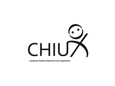 Computer Human Interaction User Experience - Logo chi chiux computer logo logo design robot spaceman user experience ux