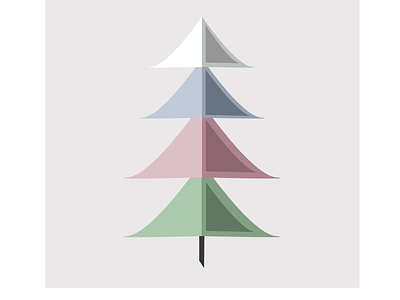 A simple abstract tree design illustration illustrator moodboard svg tree vector