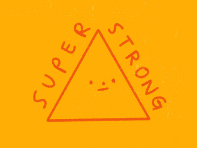 Super Strong doodle geometry illustrator nature shape shapes sketch strong super strength triangle triangle logo triangles triangular