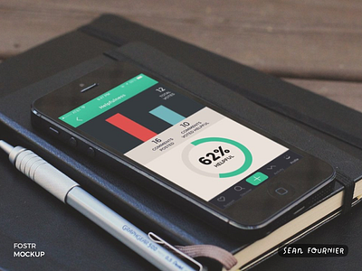 Fostr Mockup app app design creativity helpful side project ui uidesign