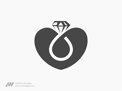 Love Diamond Logo Design brand brand identity branding clean company creative design designer diamond elegant heart icon identity jewelry logo logo design logo designer logodesign logos love
