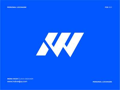 IW - Personal Logomark brand branding icon indraiwjay logo mark symbol