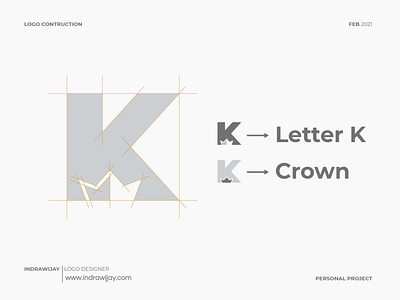 K Crown Logo Design By Indra Wijaya Kusuma Logo Designer On Dribbble