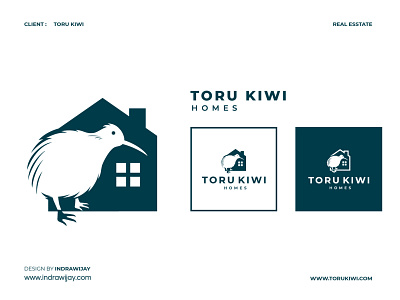 TORU KIWI - LOGO DESIGN brand brand identity branding design design home homes indrawijay kiwi logo logo design logodesign logodesigner logomark logos mark real estate symbol