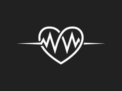 Heart Beat beat brand brand and identity branding design health hearth logo love simple wave