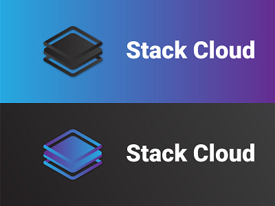 Stack Cloud branding cloud future illustration logo minimalist stack startup vector