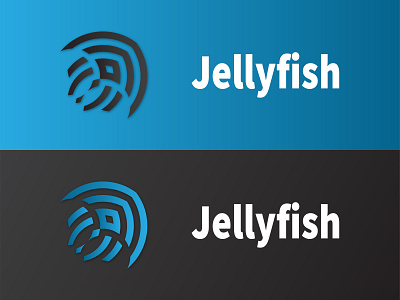 Jellyfish app branding cloud future icon jellyfish minimalist spongebob startup typography vector