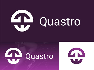 Anchor Logo "Quastro" branding future icon illustration logo logo design logos minimalist startup typography