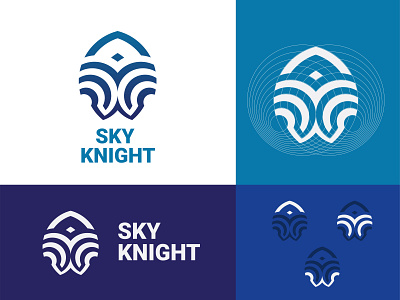 Sky Knight design future knight logo logo design logo ispiration minimalist sky