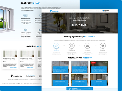 Business web design blinds company