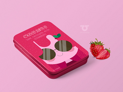 Strawberry Chocolate animation branding character design illustration packaging typography