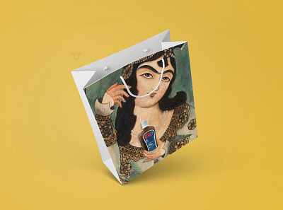 ato shampoo advertising character design design illustration packaging persian