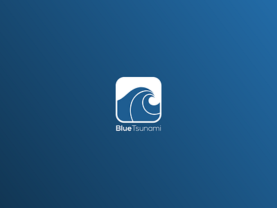 Blue Tsunami | U.S.A branding design logo