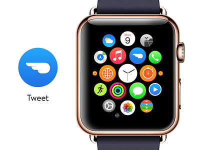 Tweet icon for Apple Watch