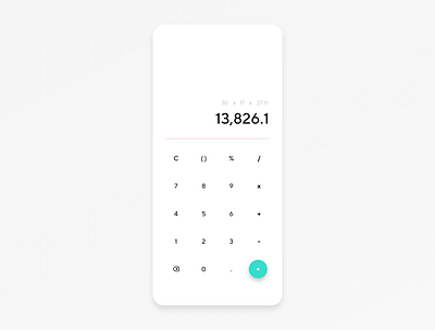 Mobile Calculator Design app app design app ui calculator dailyui dailyui 004 design mobile ui ui ux