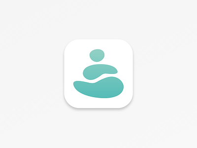 Meditation App Icon Design app branding dailyui dailyui 005 dailyui005 design logo mobile ui ui ux vector
