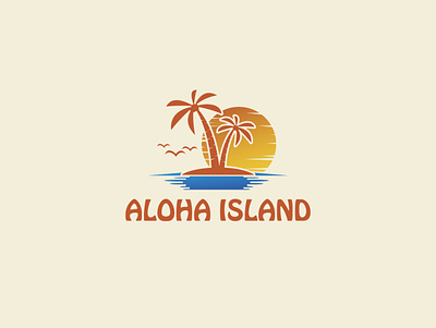 Aloha State clean creative design icon illustration islam logo logodesign minimal minimalist vector