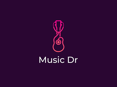 Music Dr abstract branding brandingdesign creative designinspiration dribbble graphicdesigner icon logodesign logodesigner logonew logos logotype minimalist music simplycooldesign vector