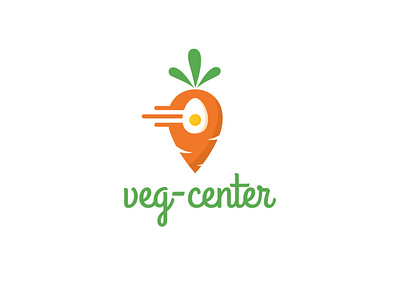 Veg-Center branding clean creative design e-commerce logo logodesign minimalist vector veg-center