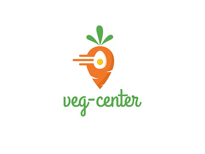 Veg-Center branding clean creative design e commerce logo logodesign minimalist vector veg center