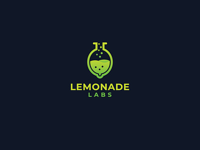 Lemonade Labs branding clean creative design graphic design illustration lab logo labs lemon logo lemonade logo logodesign minimalist vector