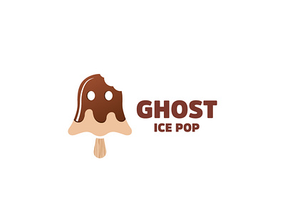 Ice Cream 3d branding clean creative design ghost graphic design ice illustration logo logo maker logodesign minimalist vector