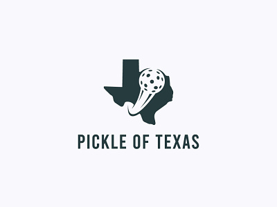 Pickle branding clean creative design graphic design illustration logo logodesign minimalist pickle texas vector