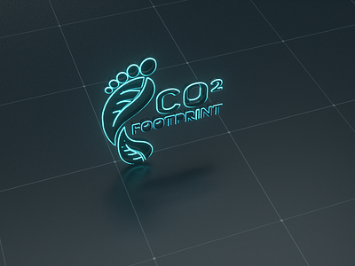 Footprint CO2 3d animation after effect animation cinema 4d co2 design illustration octane
