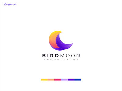 birdmoon app brand and identity branding design icon illustration logo minimal vector web