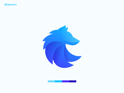 Blue Wolf (rejected concept) app brand and identity branding design esportlogo icon illustration logo minimal vector