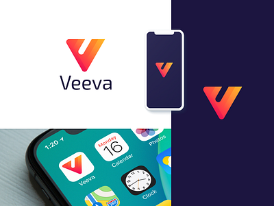 veeva app brand and identity branding design esportlogo icon illustration logo minimal startup vector