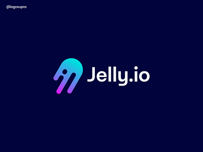 jelly.io app brand and identity branding design icon illustration logo minimal vector web