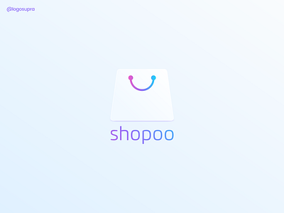 shopoo app brand and identity branding design icon illustration logo minimal vector web