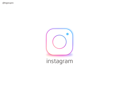minimal instagram app brand and identity branding design icon illustration logo minimal vector web