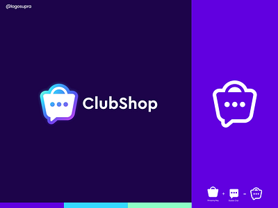 clubshop app brand and identity branding design icon illustration logo minimal vector web