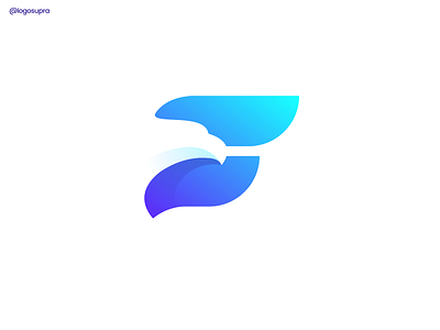 F for Falcon app brand and identity branding design icon illustration logo minimal vector web